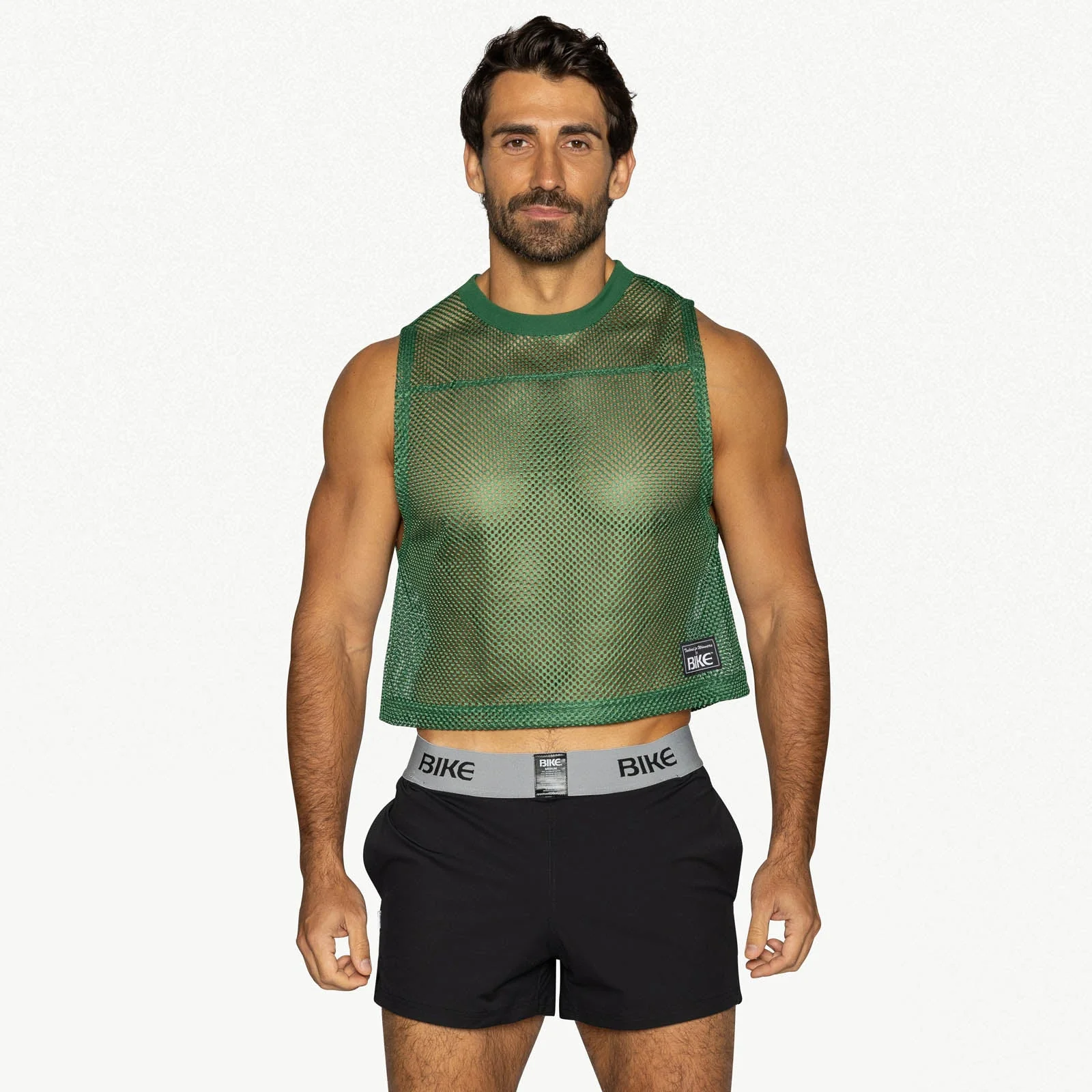 BIKE Short Sleeveless Practice Jersey - Green - Image 3