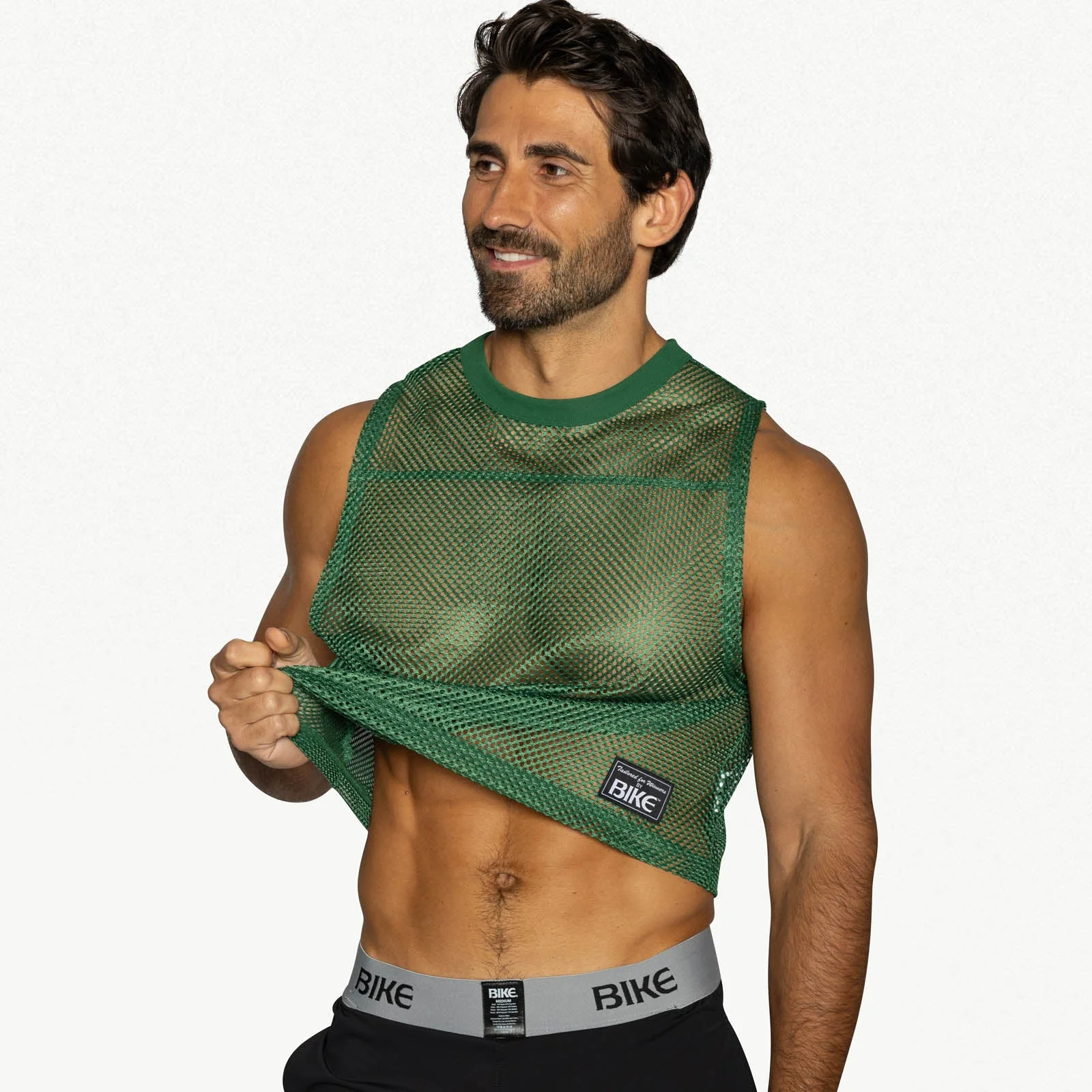 BIKE Short Sleeveless Practice Jersey - Green - Image 4