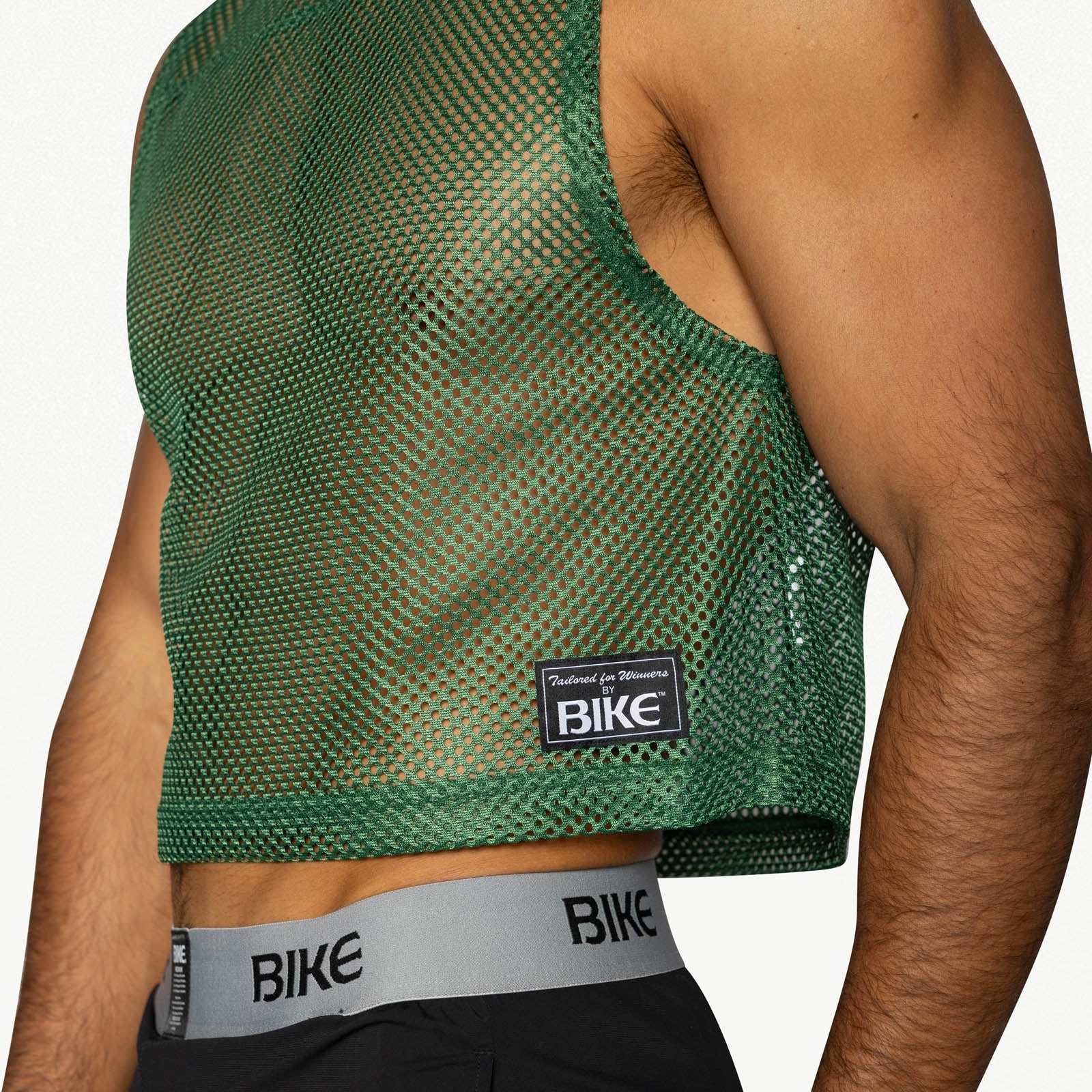 BIKE Short Sleeveless Practice Jersey - Green - Image 5