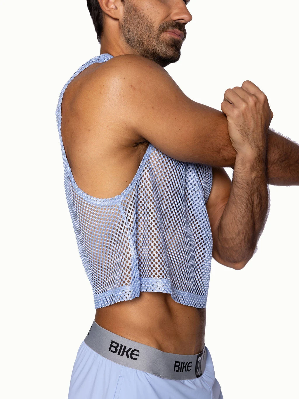 BIKE Short Sleeveless Practice Jersey - Ice Blue - Image 5