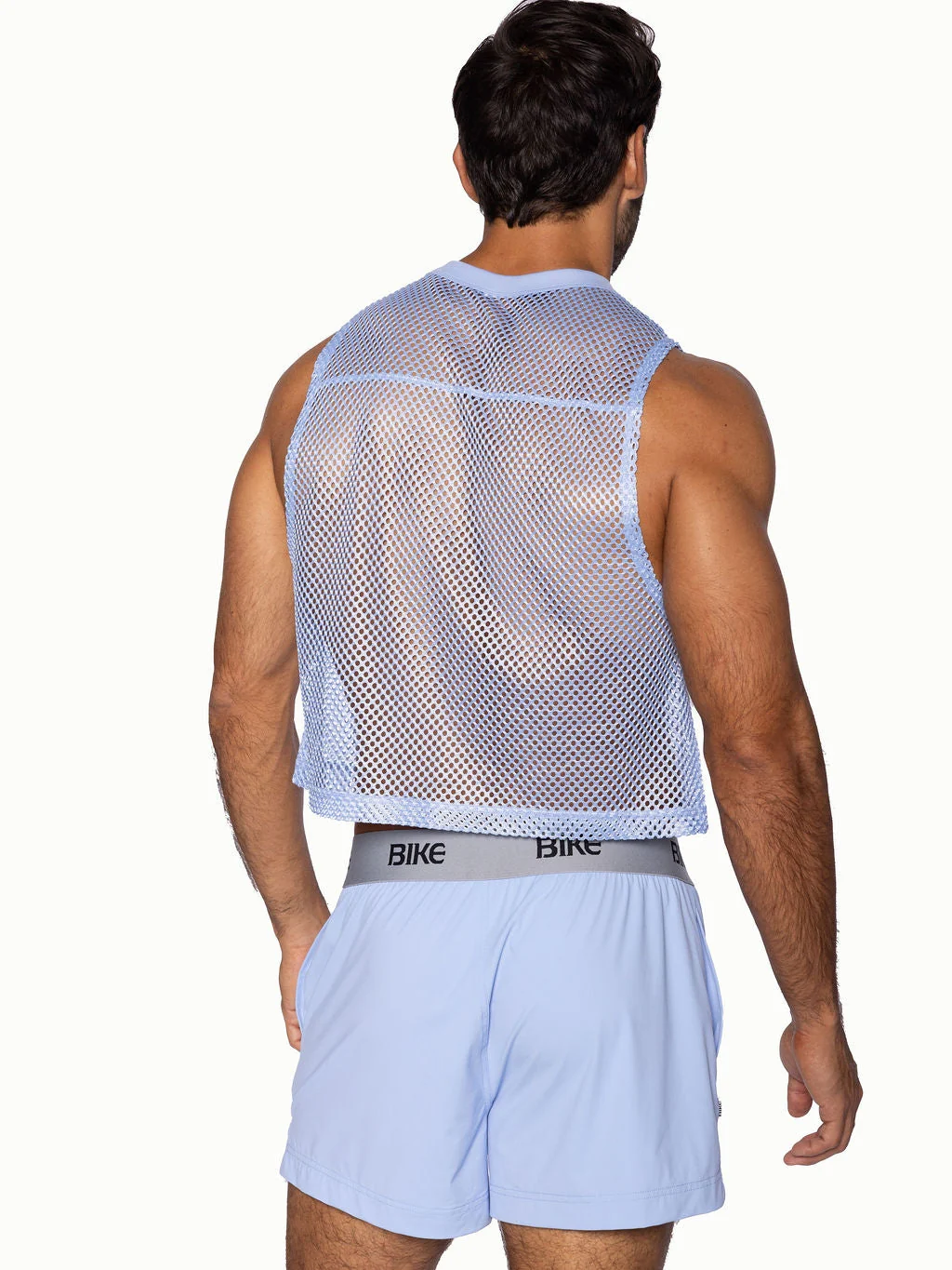 BIKE Short Sleeveless Practice Jersey - Ice Blue - Image 6