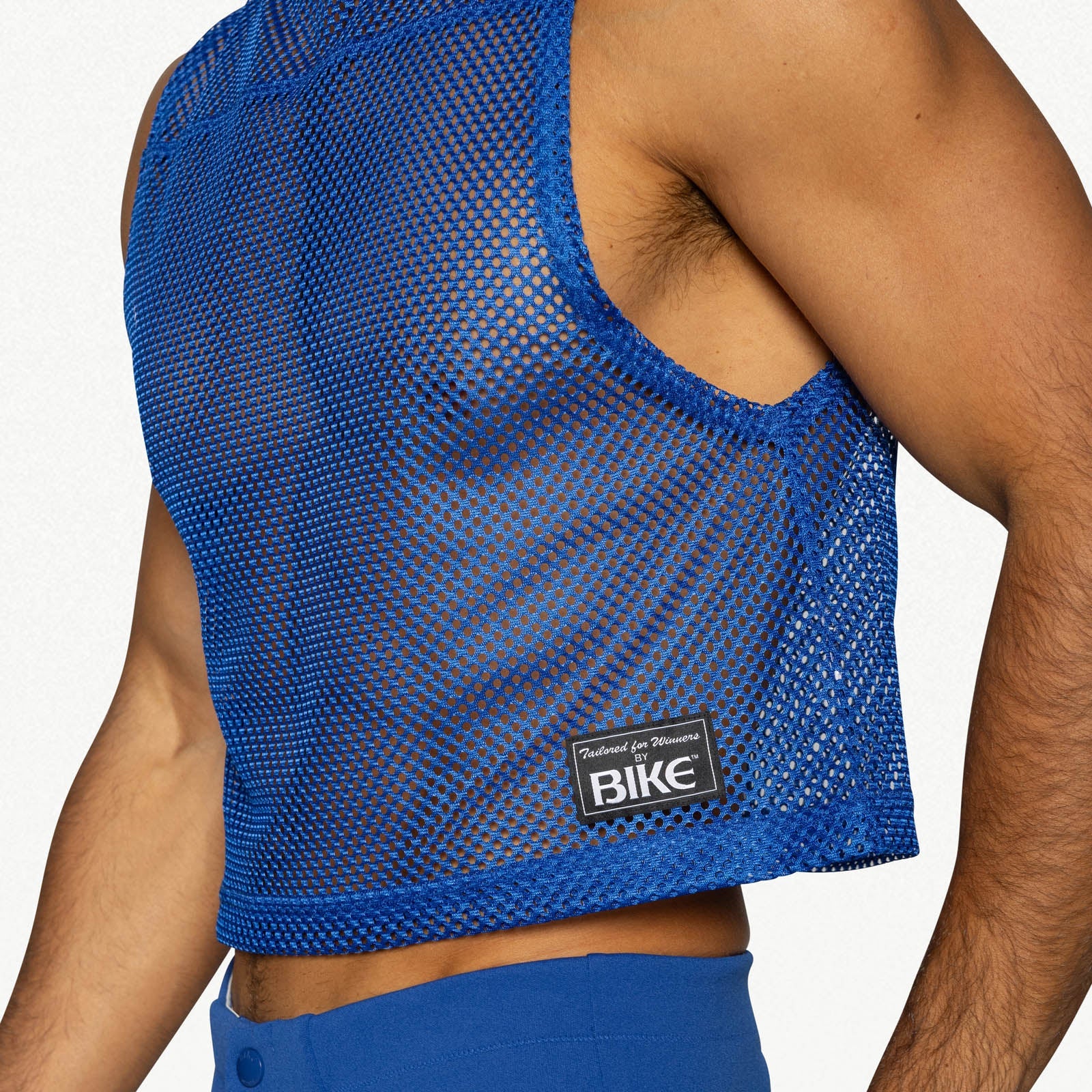 BIKE Short Sleeveless Practice Jersey - Royal - Image 4