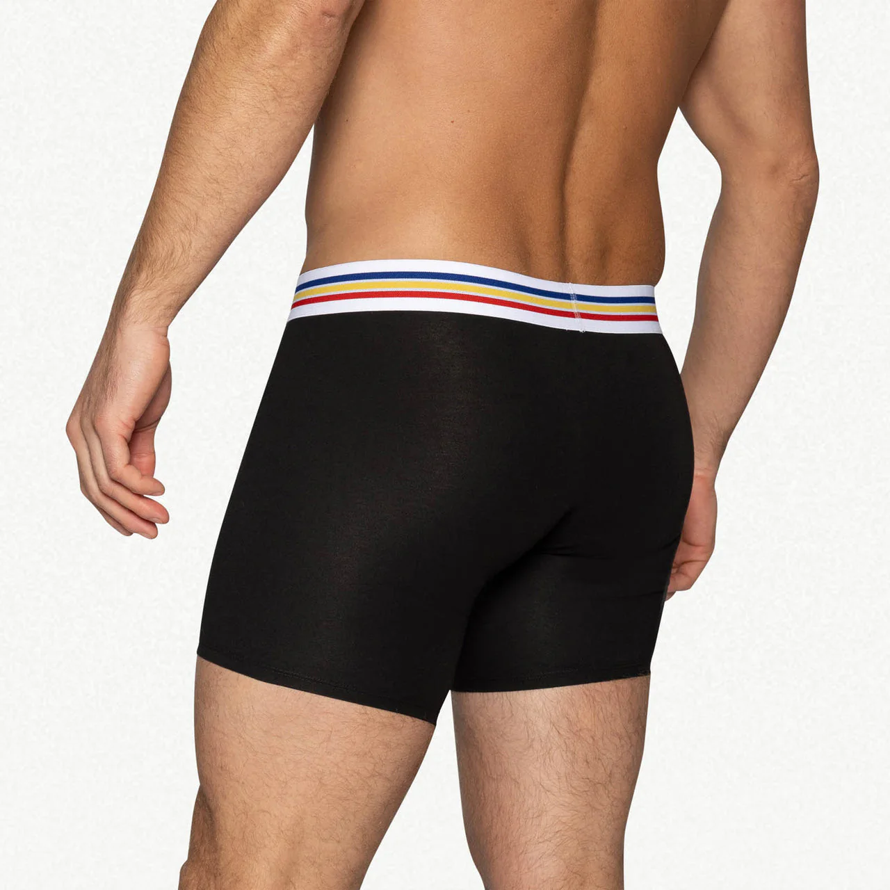 BIKE Stretch Cotton Boxer Brief - Black - Image 5