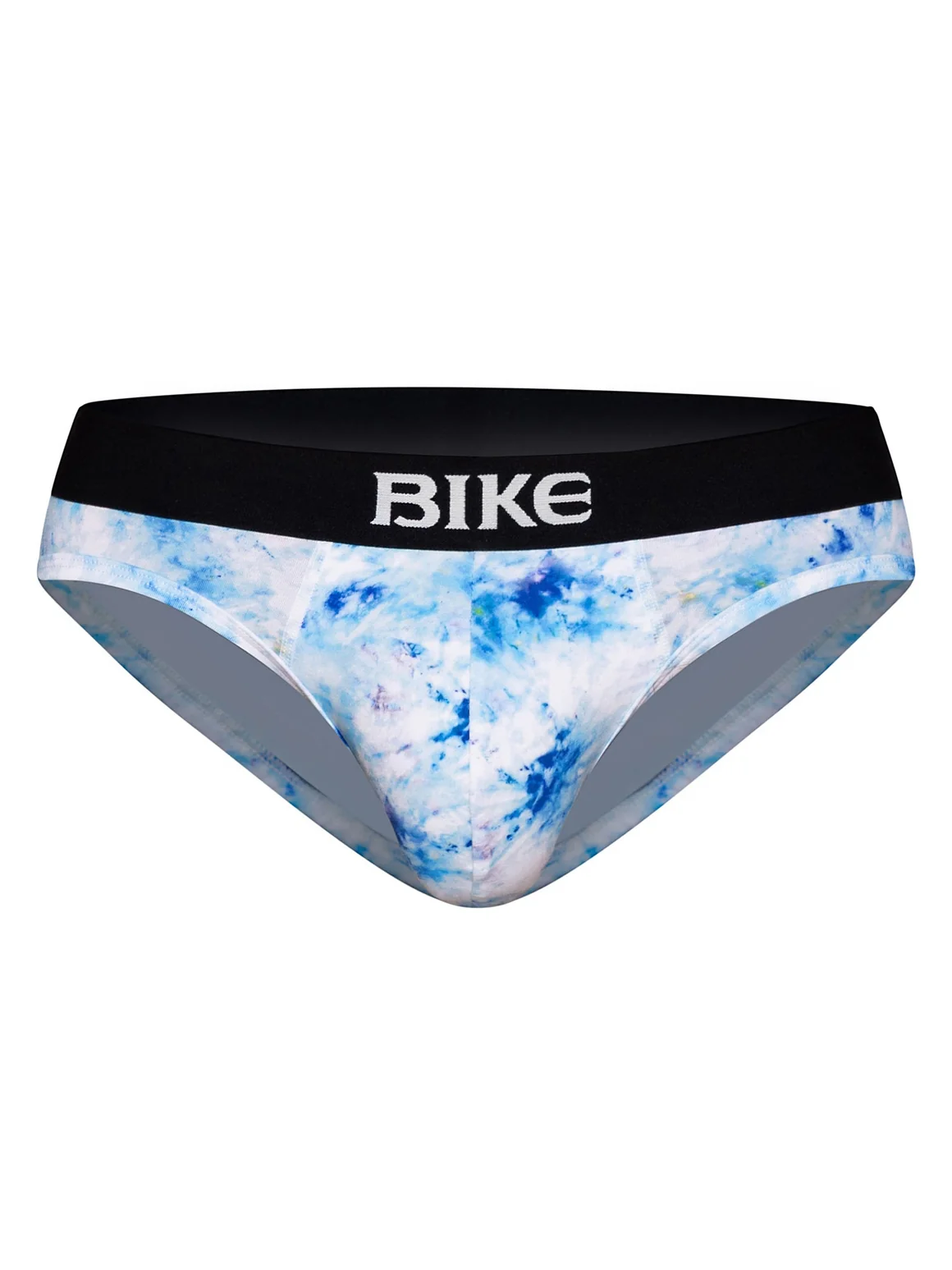 BIKE Stretch Cotton Brief - Indigo Tye Dye - Image 2