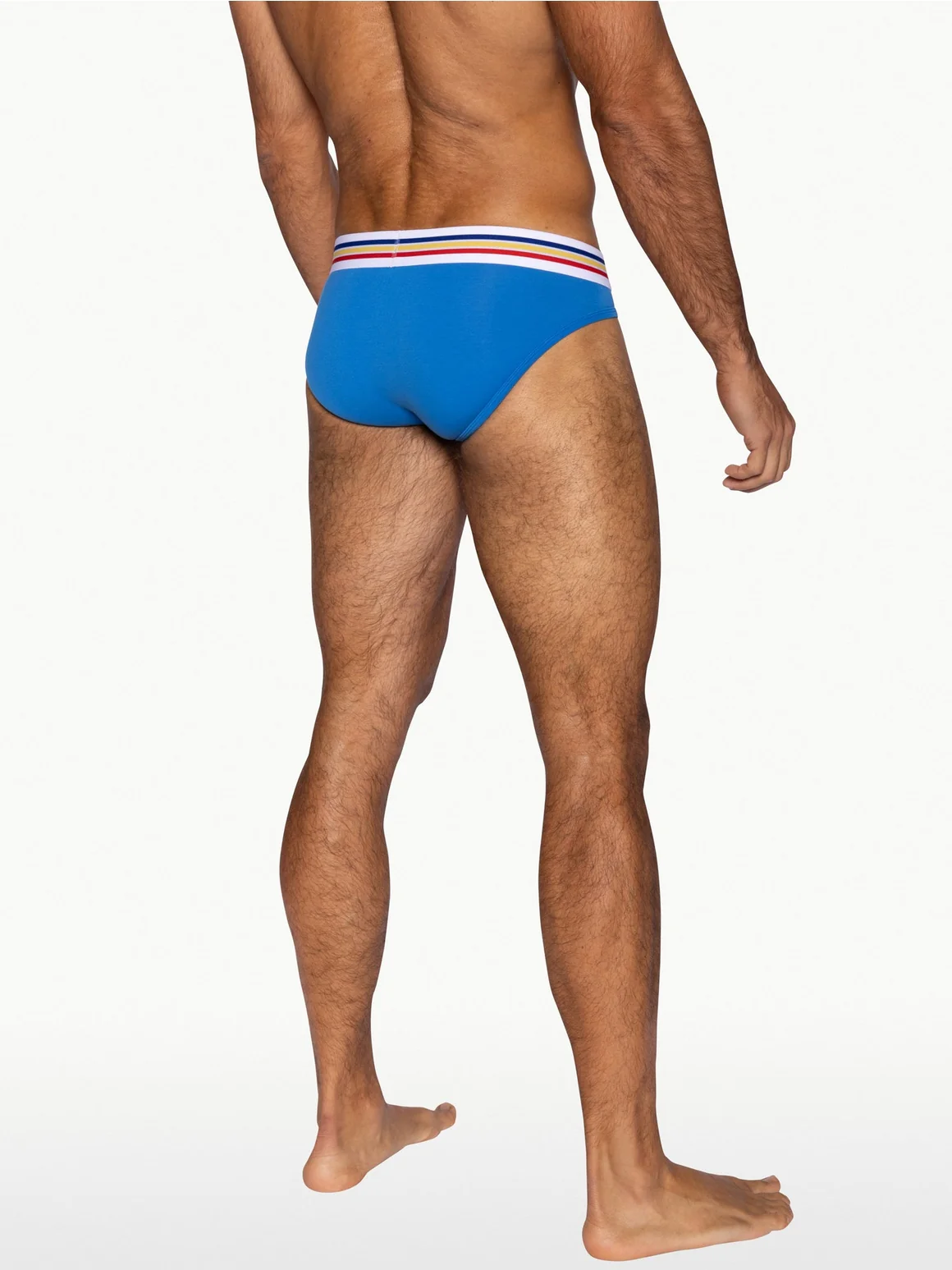 BIKE Stretch Cotton Brief - Indigo Blue - Image 5