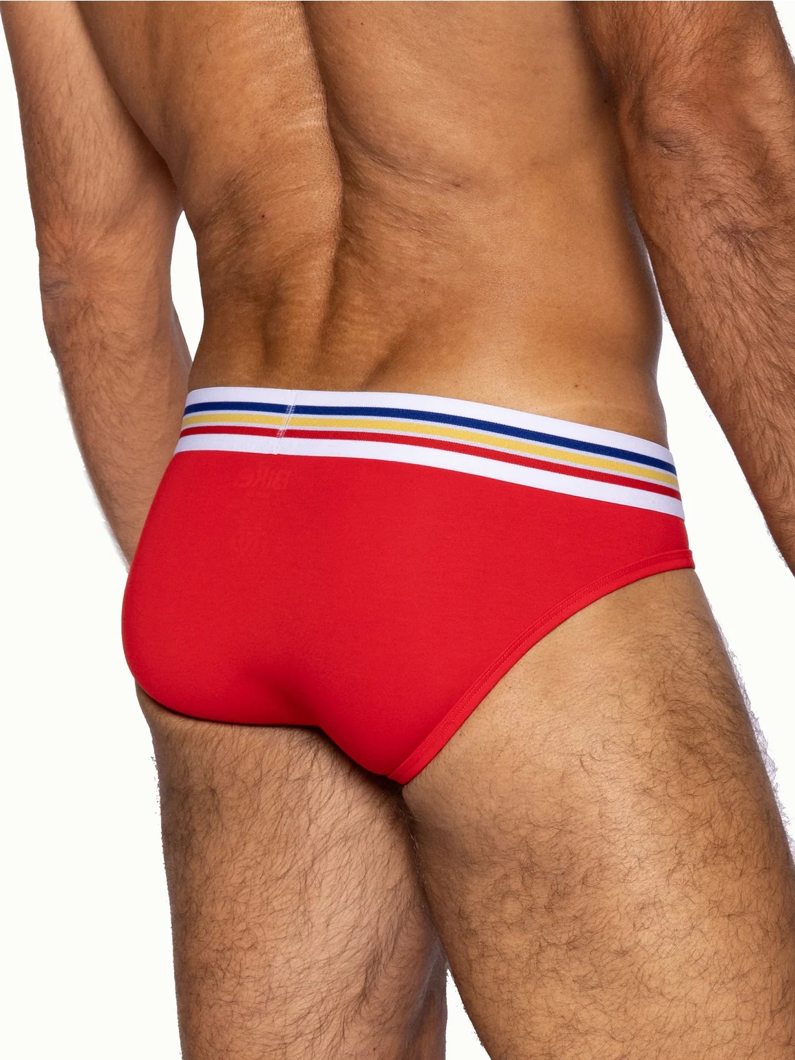 BIKE Stretch Cotton Brief - Samba Red - Image 6