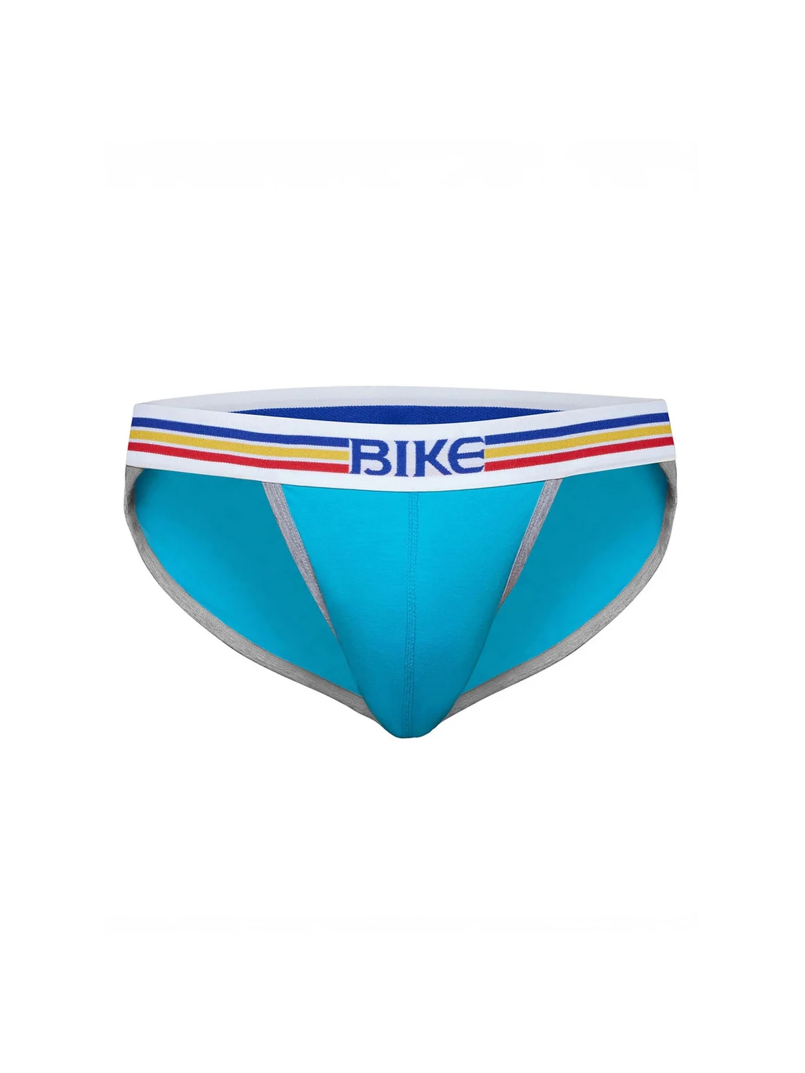 BIKE Stretch Cotton Jock Brief - Blue - Image 2