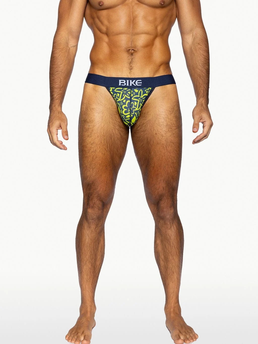 BIKE Stretch Cotton Jock Brief - Flower Party - Image 3