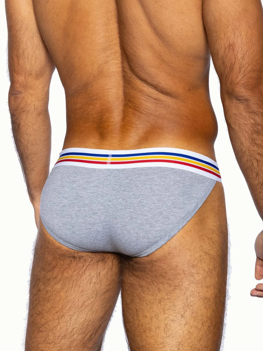 BIKE Stretch Cotton Jock Brief - Grey - Image 6