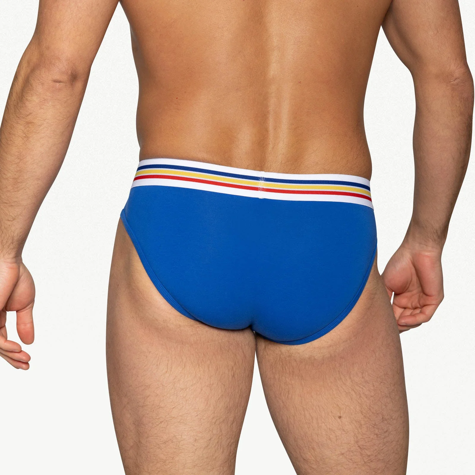 BIKE Stretch Cotton Jock Brief -  Royal - Image 5