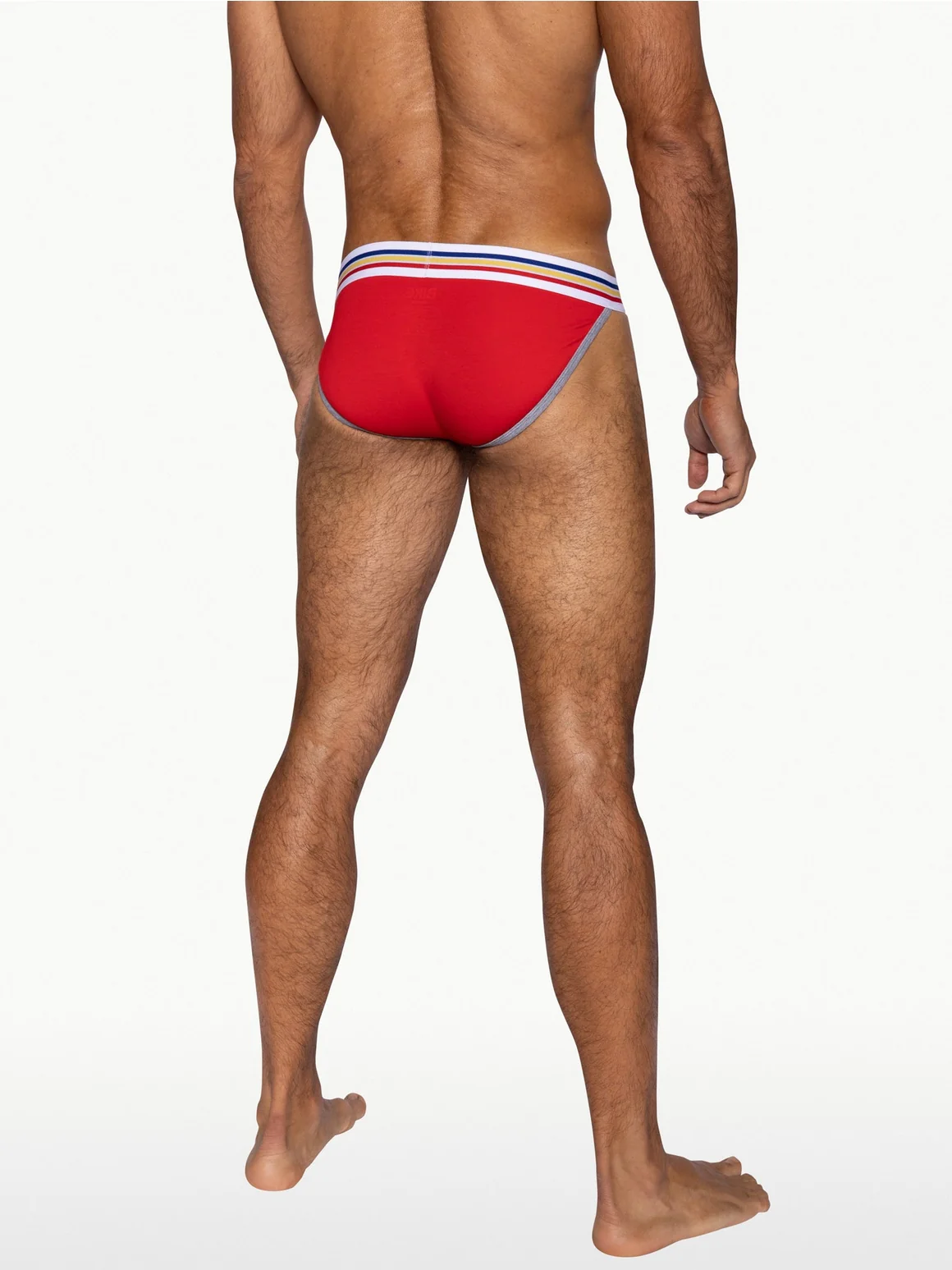 BIKE Stretch Cotton Jock Brief -  Samba Red - Image 5