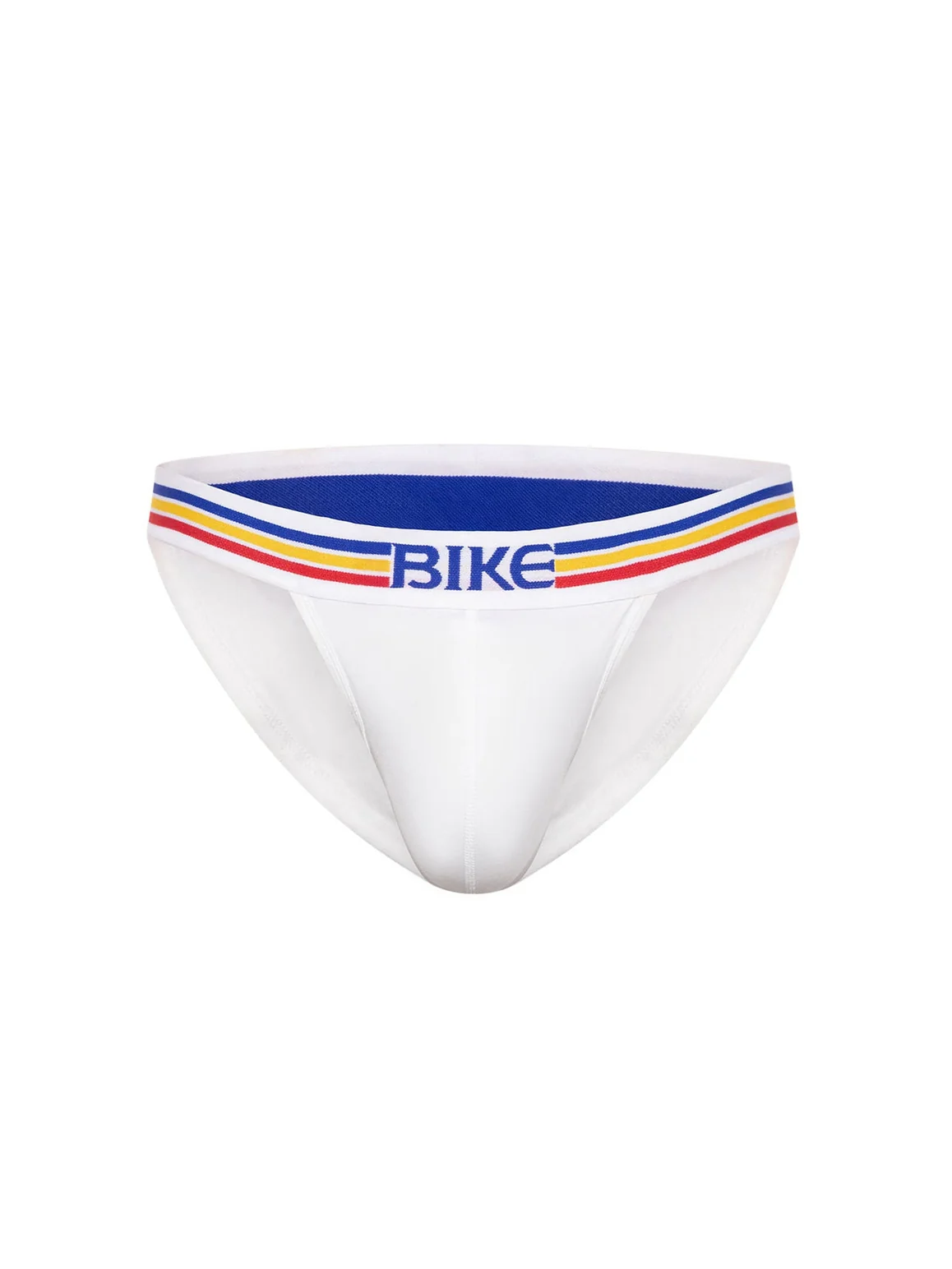 BIKE Stretch Cotton Jock Brief - White - Image 2
