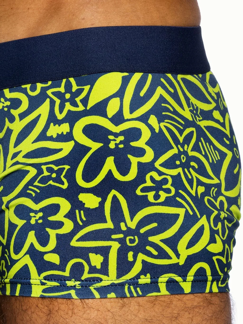 BIKE Stretch Cotton Trunk - Flower Party - Image 4