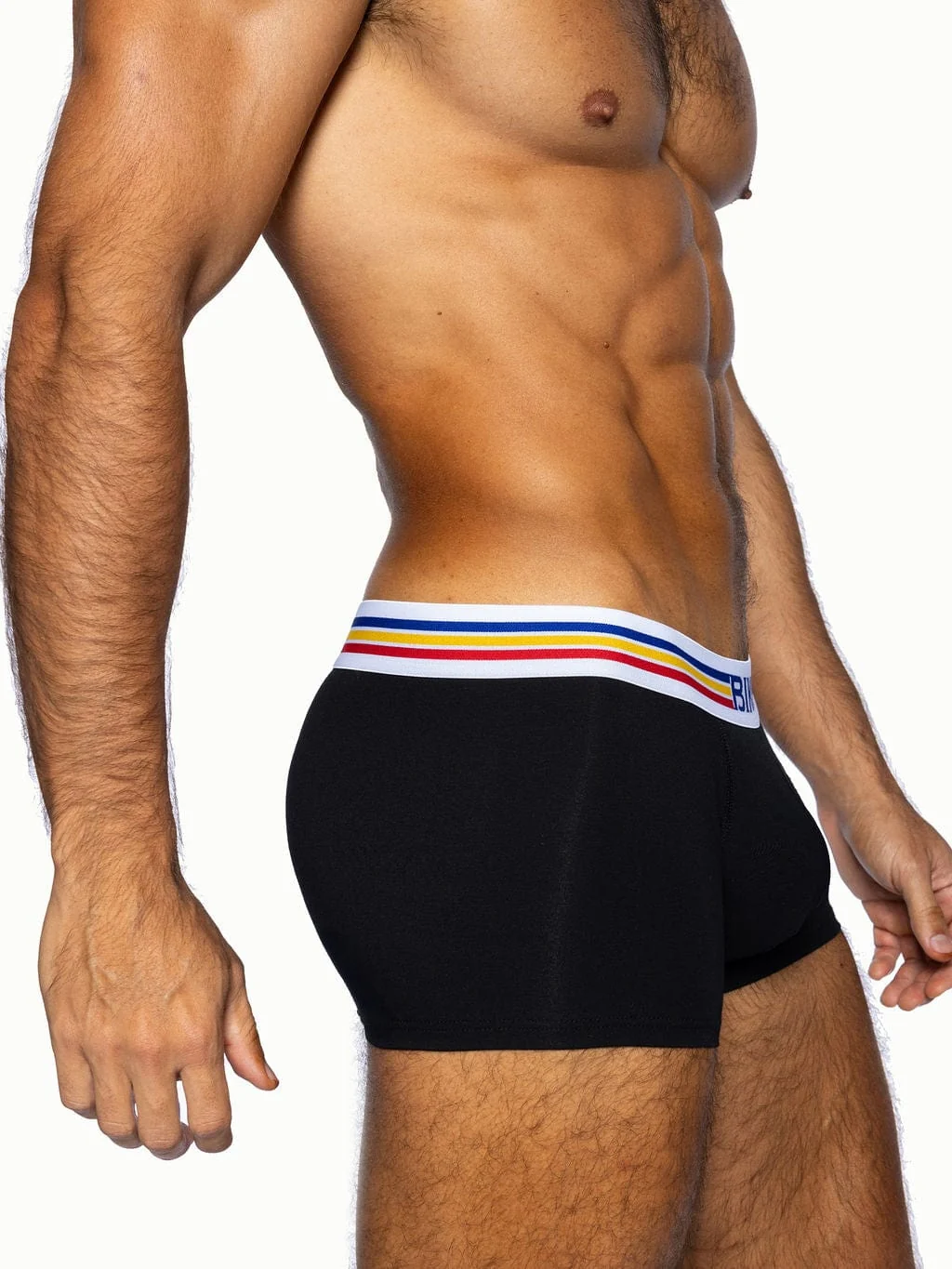 BIKE Stretch Cotton Trunk - Black - Image 4