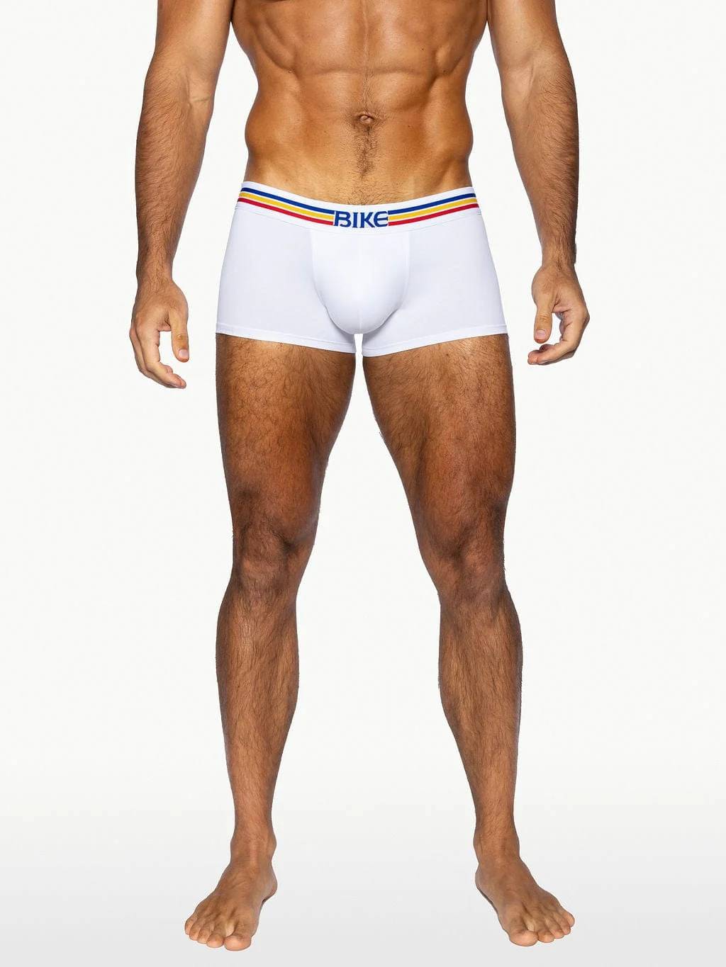 BIKE Stretch Cotton Trunk - White - Image 4