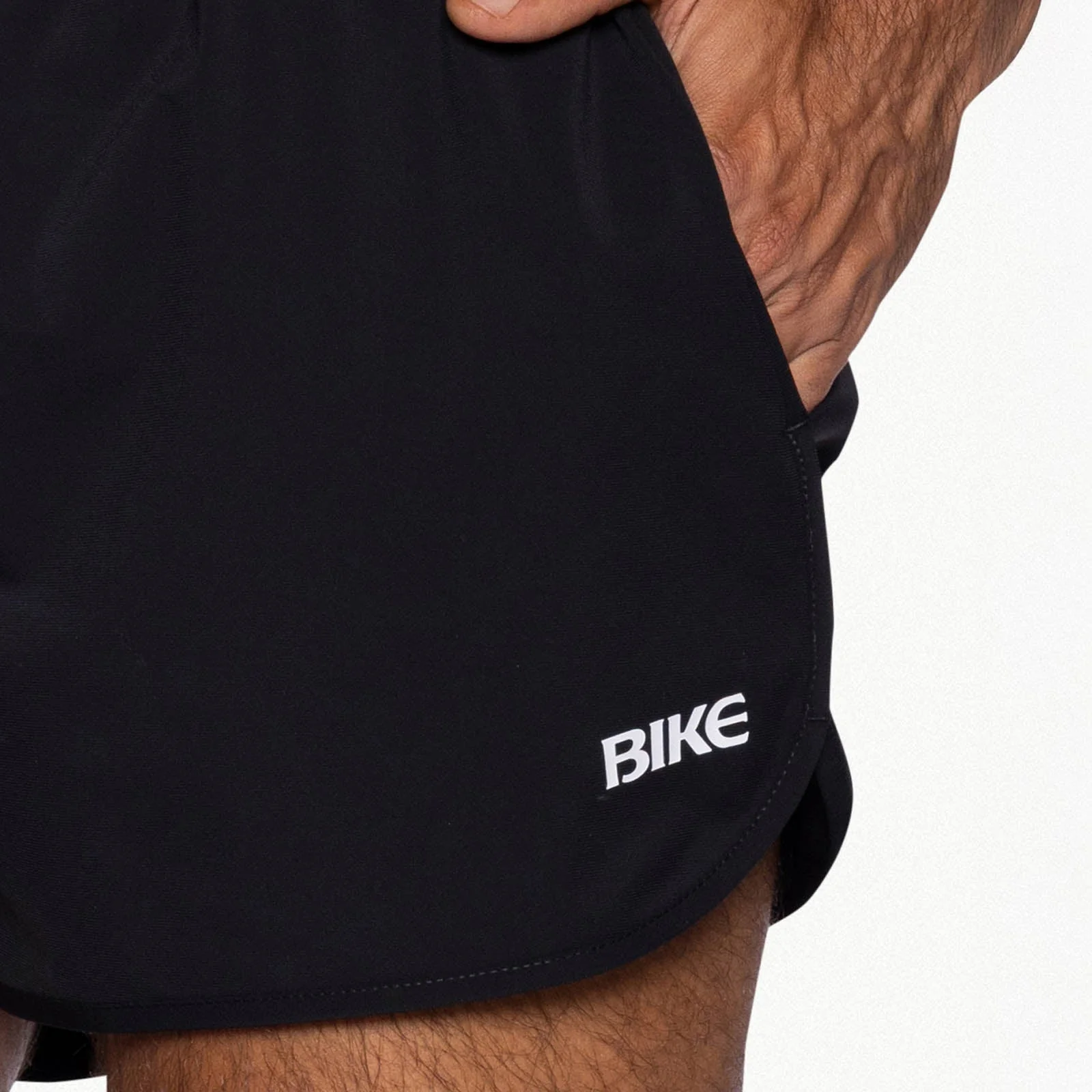 BIKE Track Short 4-Way Stretch - Black - Image 4