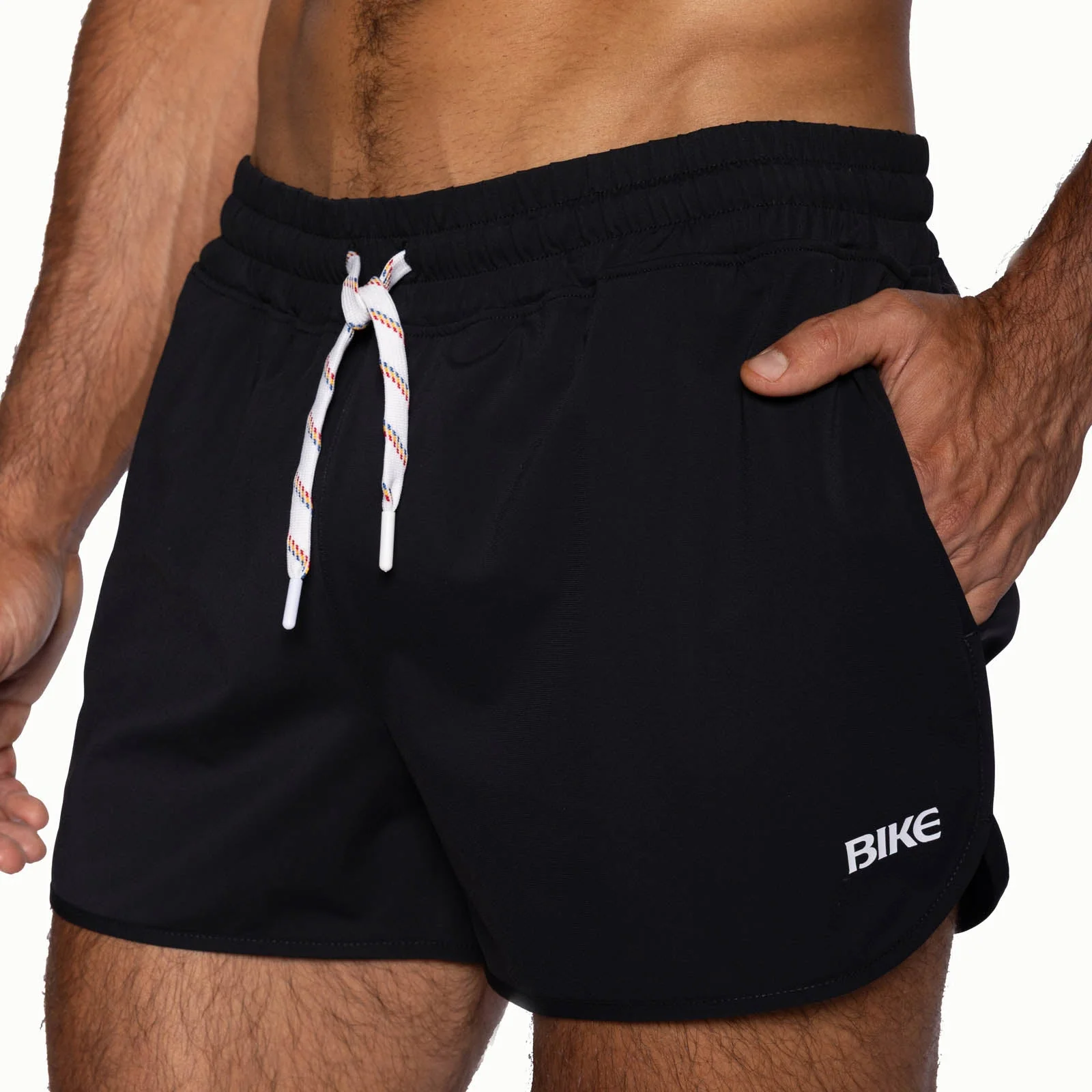 BIKE Track Short 4-Way Stretch - Black - Image 5
