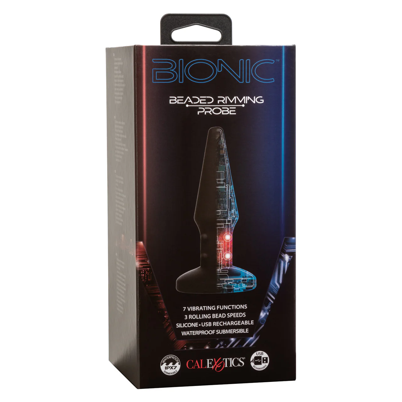 Bionic Beaded Rimming Probe Rechargeable Silicone Anal Stimulator - Image 3