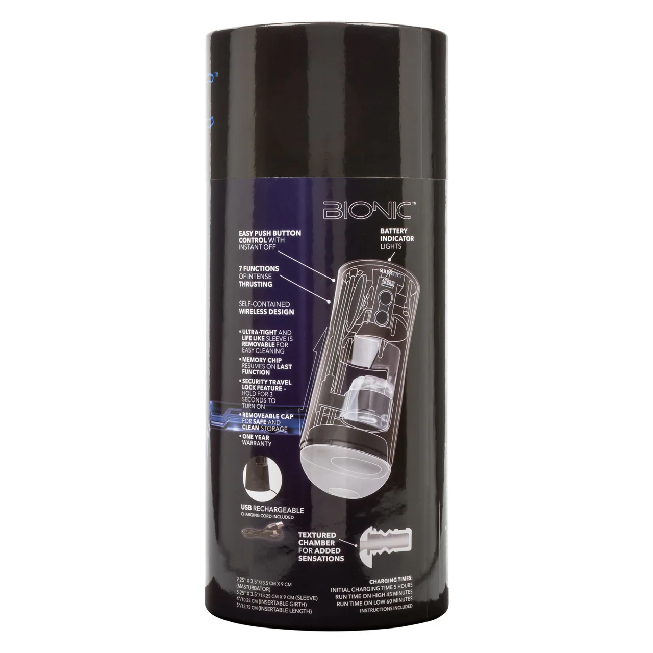 Bionic Power Stroking Rechargeable Masturbator - Image 17