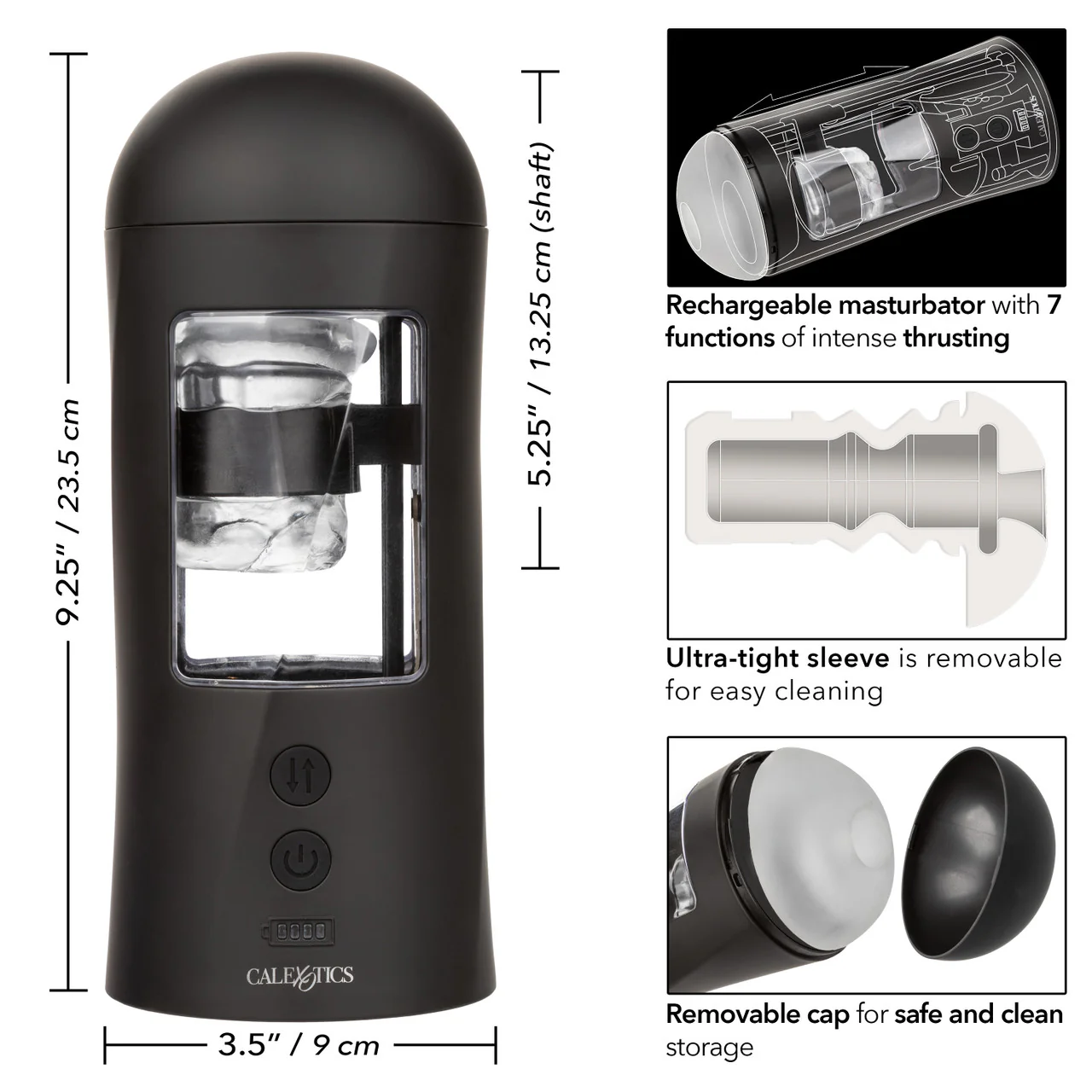 Bionic Power Stroking Rechargeable Masturbator - Image 5