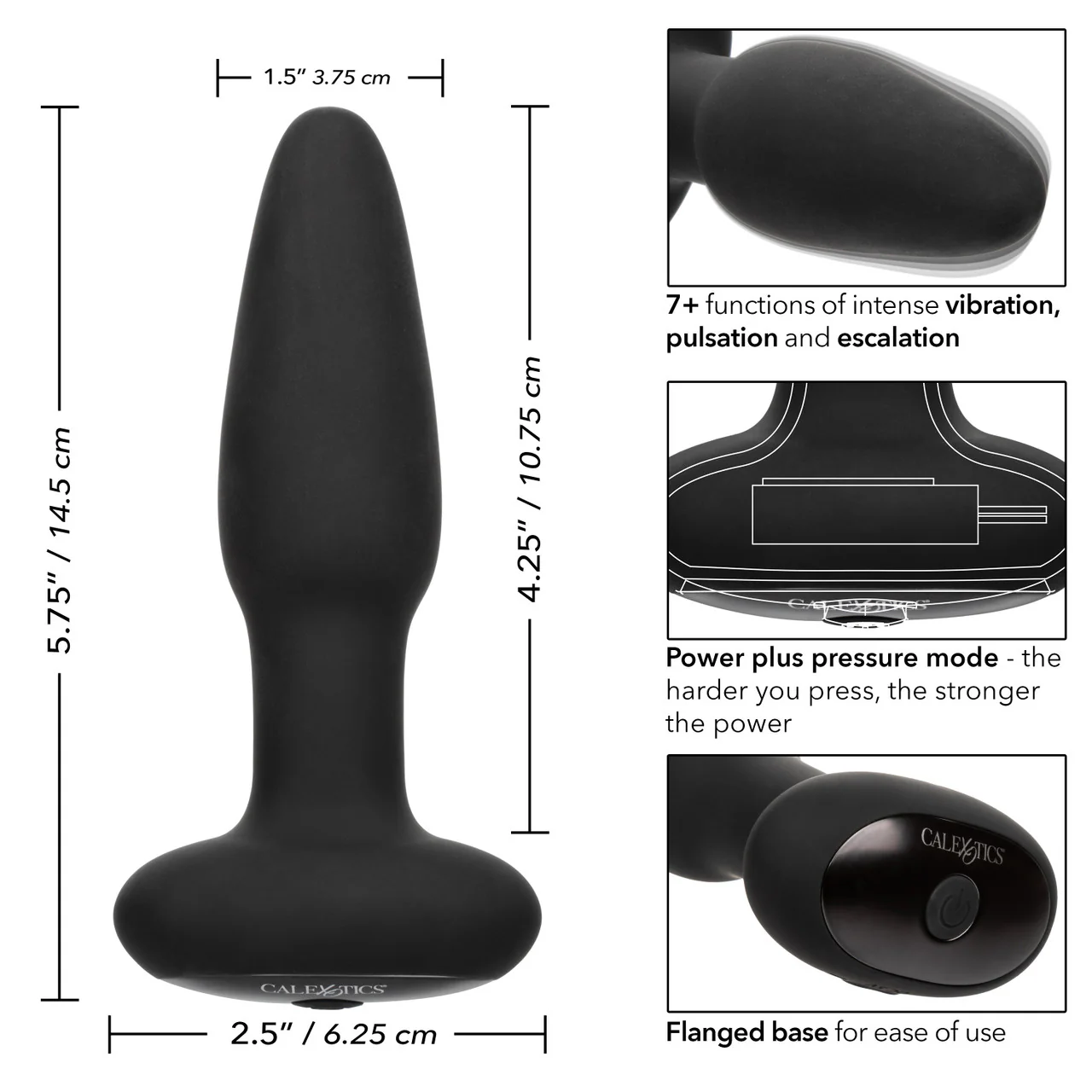 Bionic Pressure Rimming Probe Rechargeable Silicone Anal Stimulator - Image 5