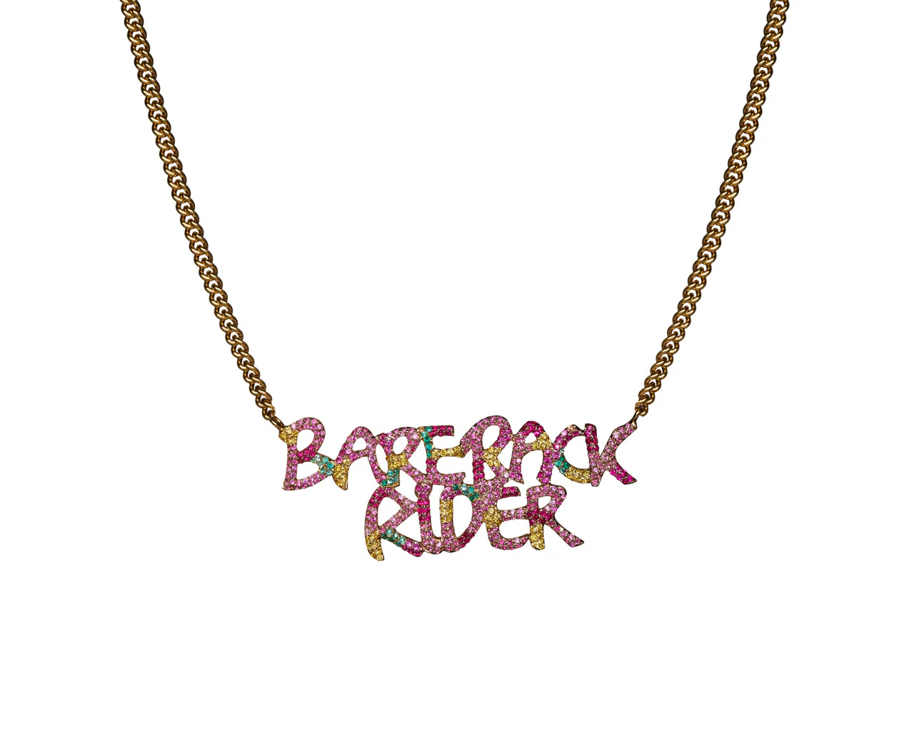 Bjarne Melgaard x Bjørg Gold Bareback Rider Necklace - Image 3