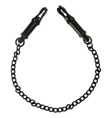 Black Deluxe Adjustable Nipple Clamps - Image 6