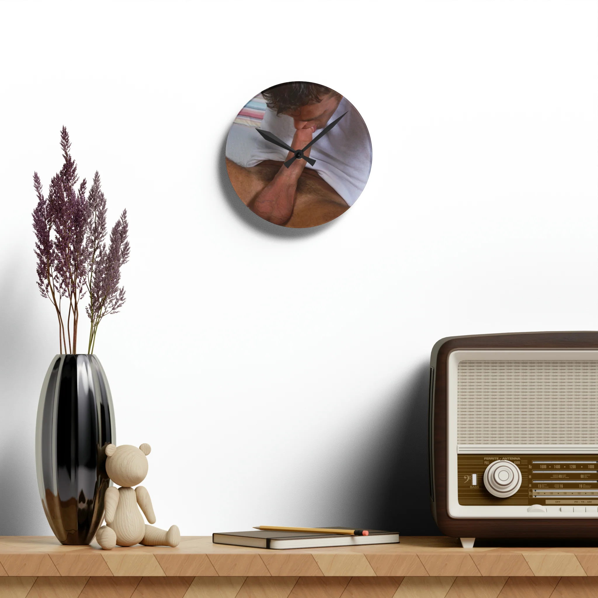 BLOW ME Wall Clock by CHUCK X CULTUREEDIT - Image 4