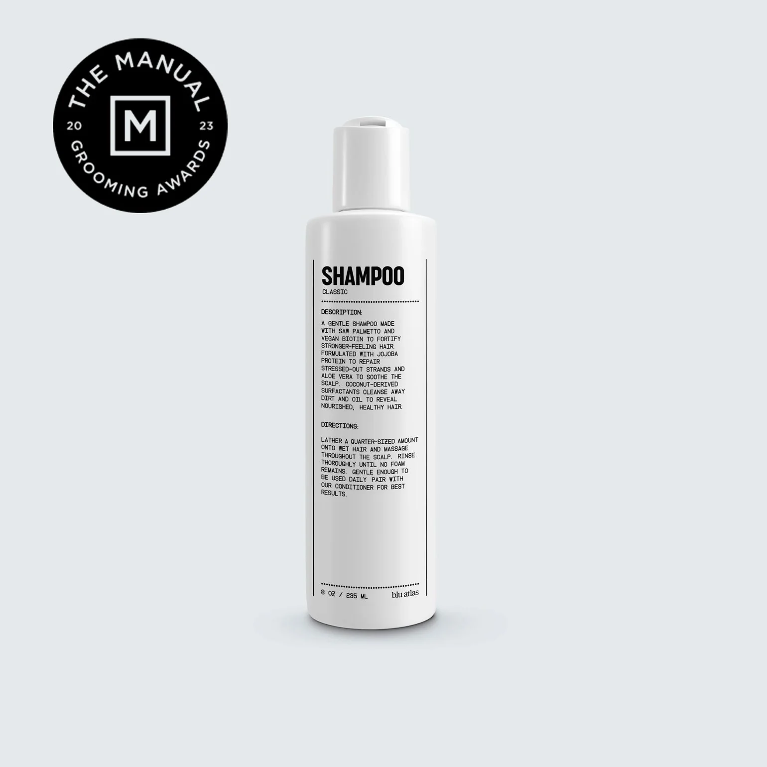 Blu Atlas Natural Shampoo for All Hair Types - Classic Scent - Image 3