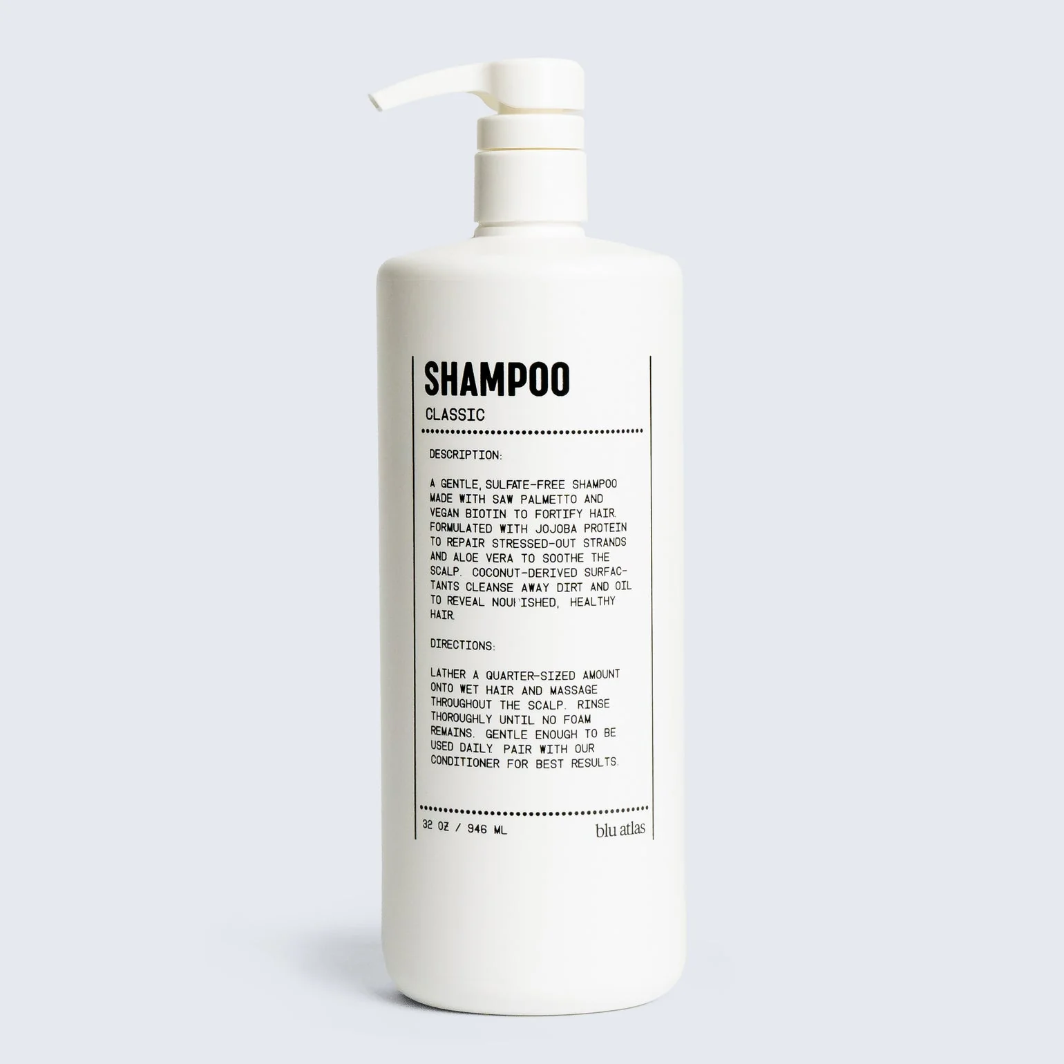 Blu Atlas Natural Shampoo for All Hair Types - Classic Scent - Image 8