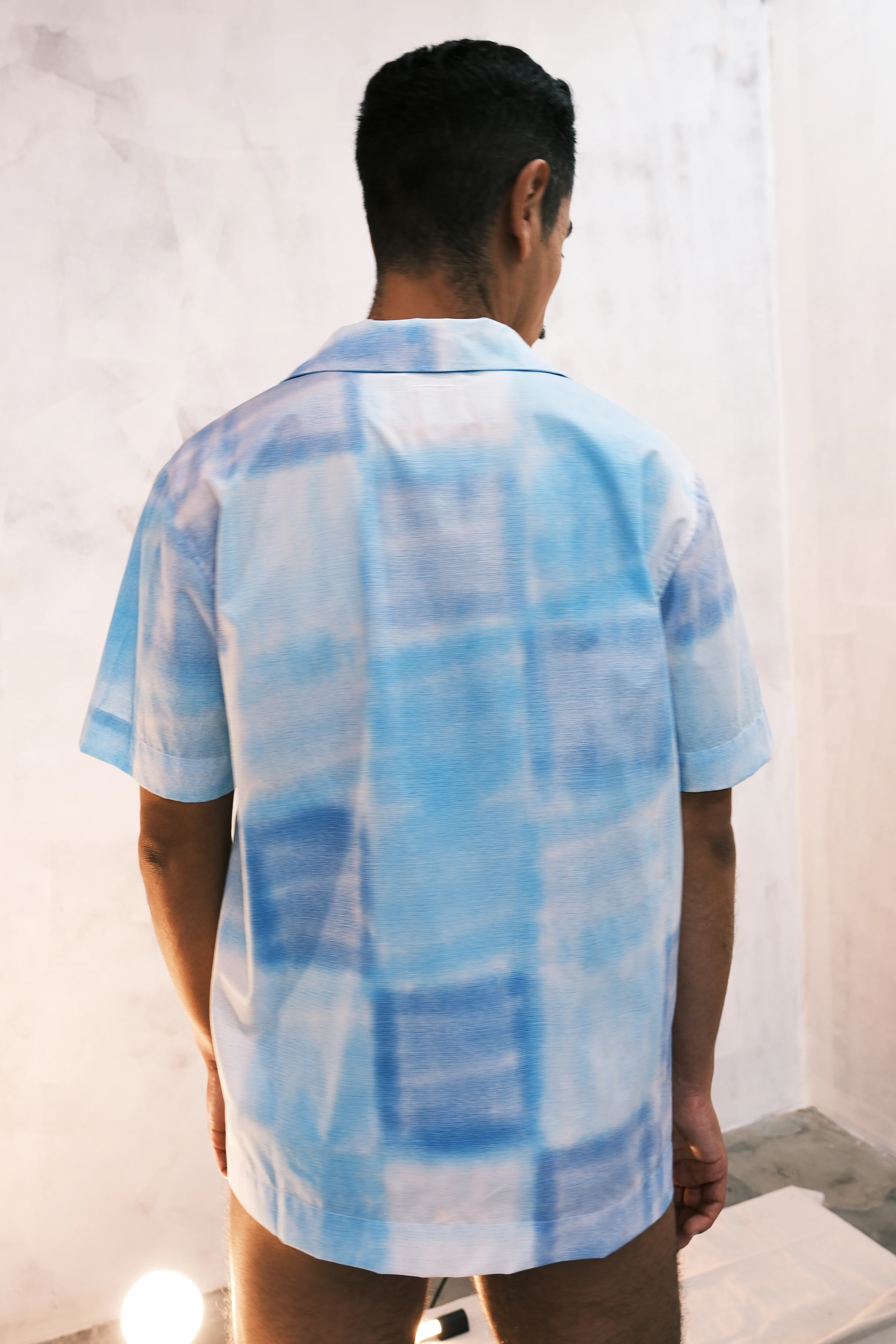 Blue Check Shirt by ISNURH FW 24-25 - Image 2