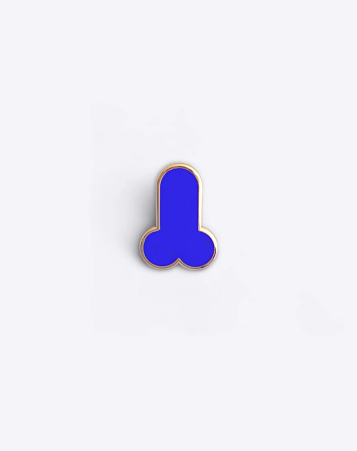 Blue Dick enamel pin by Dicks Don't Lie