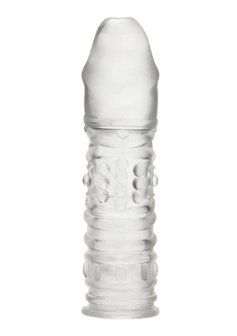 Blue Line Veiny Penis Extension 6.5in - Clear - Image 2