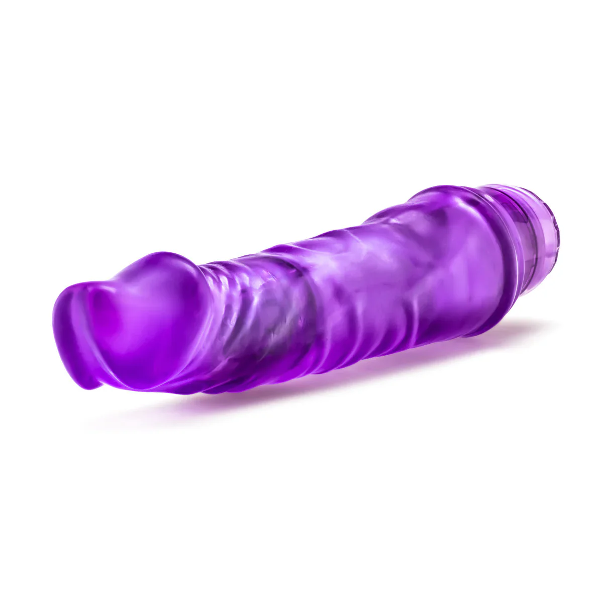 Blush B Yours Vibe 6 Realistic Purple 8.5-Inch Long Vibrating Dildo - Image 6