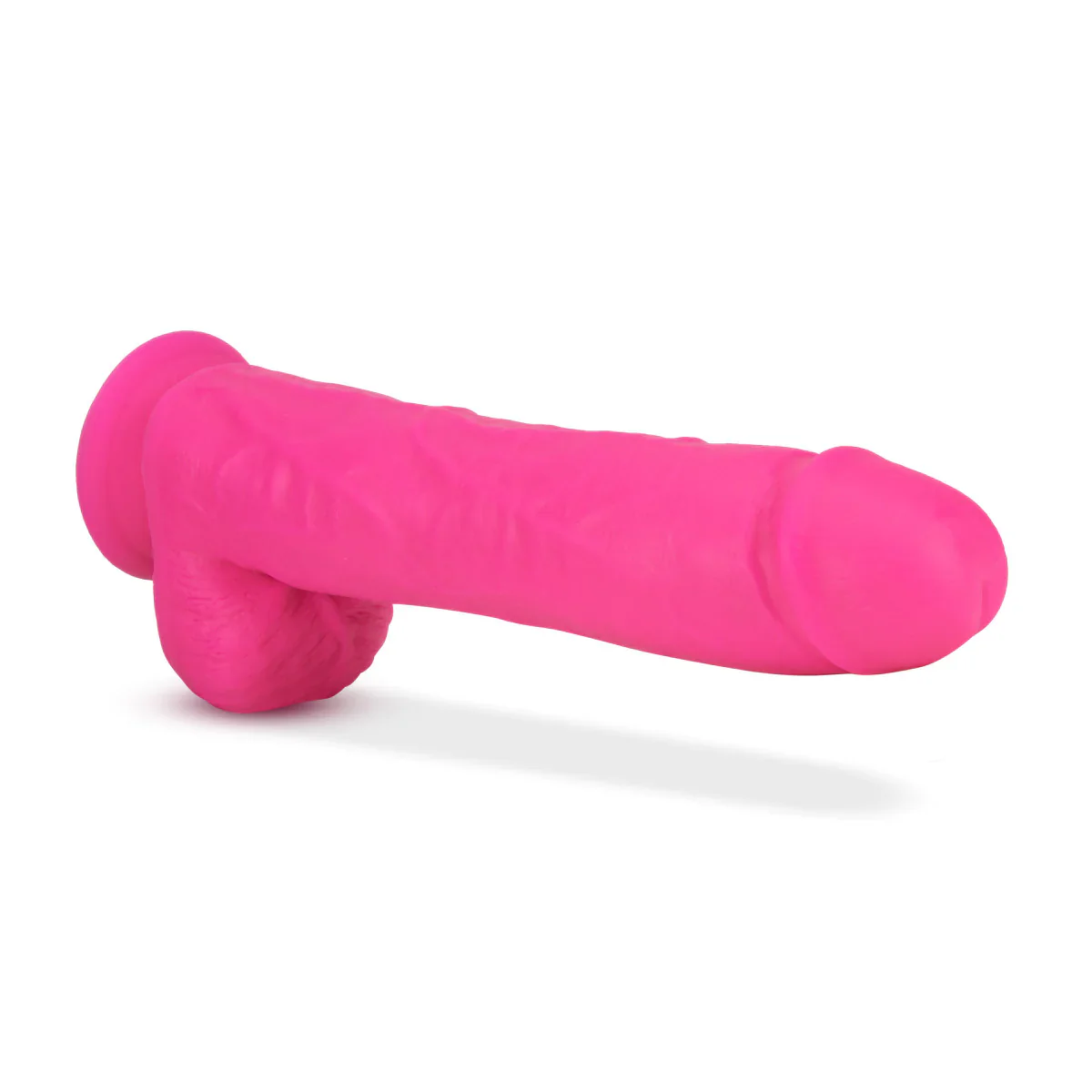 Neo Realistic Neon Pink 11-Inch Long Dildo - Image 7