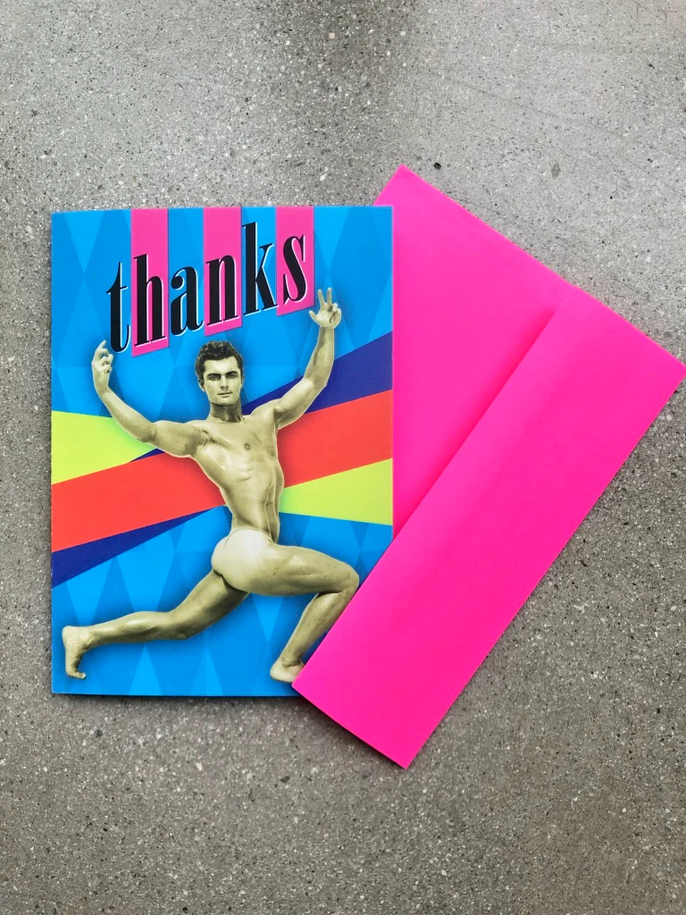 Bob Mizer AMG "Thanks" Greeting Card - Image 2
