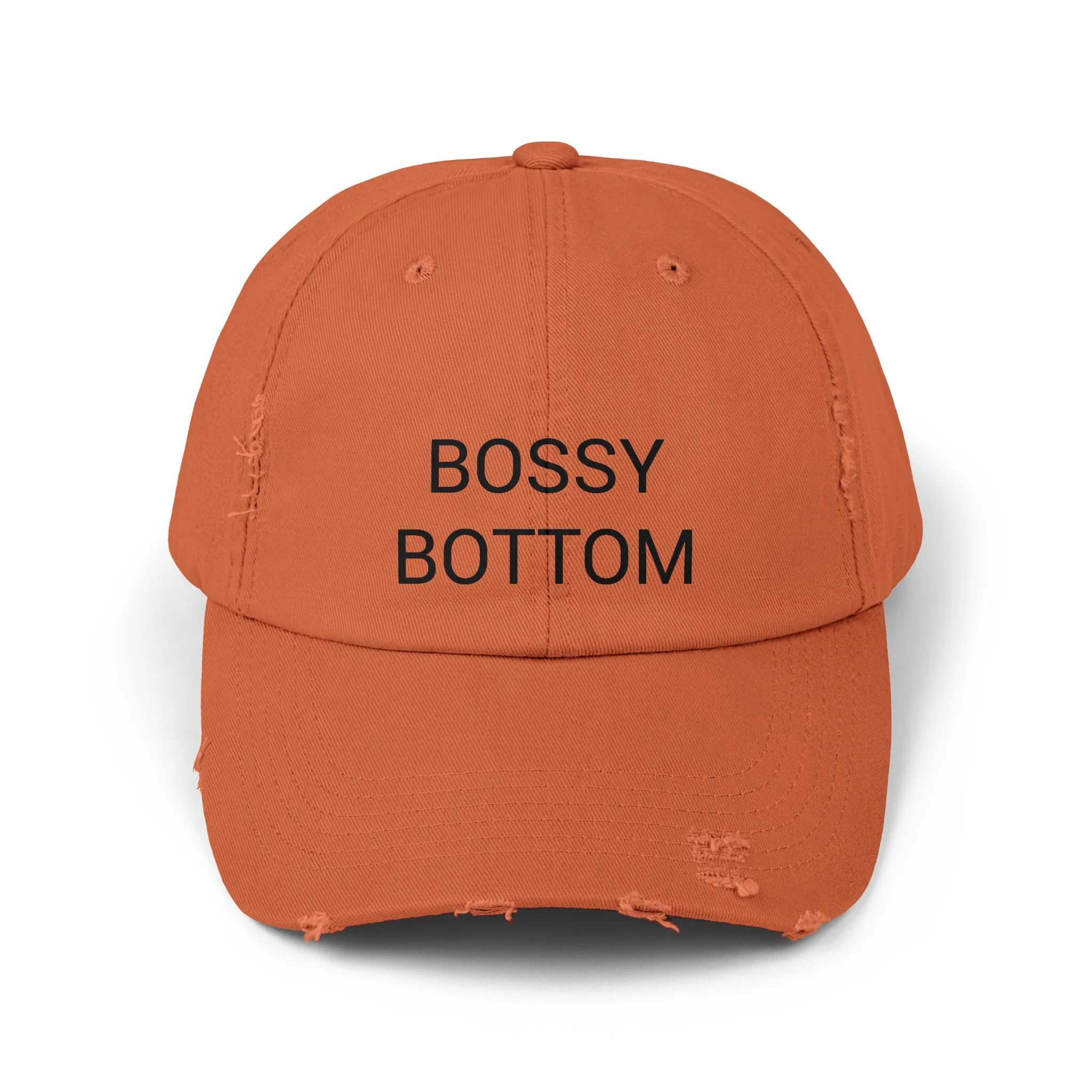 BOSSY BOTTOM Distressed Cap in 6 colors - Image 2