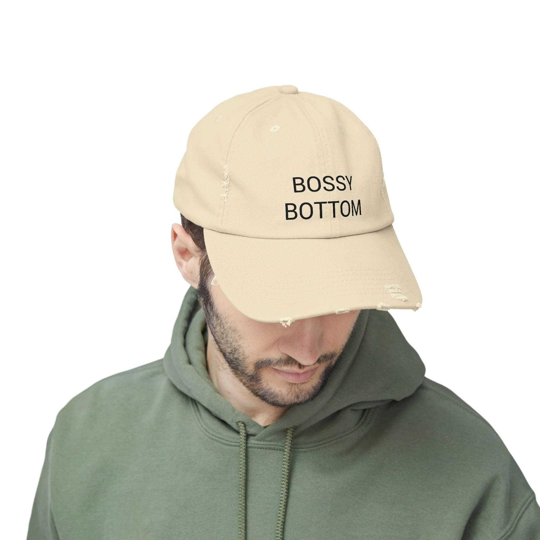 BOSSY BOTTOM Distressed Cap in 6 colors - Image 40