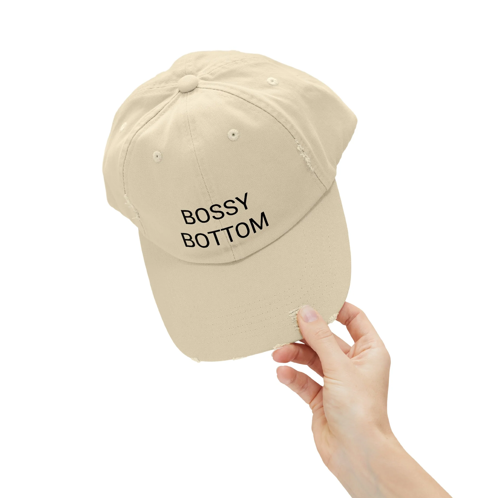 BOSSY BOTTOM Distressed Cap in 6 colors - Image 42