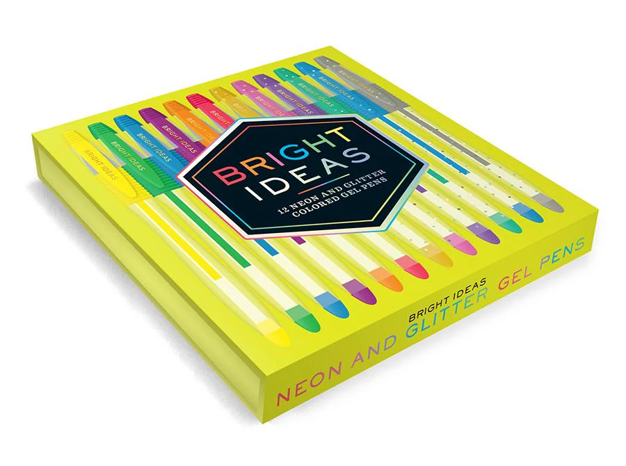 Bright Ideas Neon and Glitter Gel Pens - Image 2