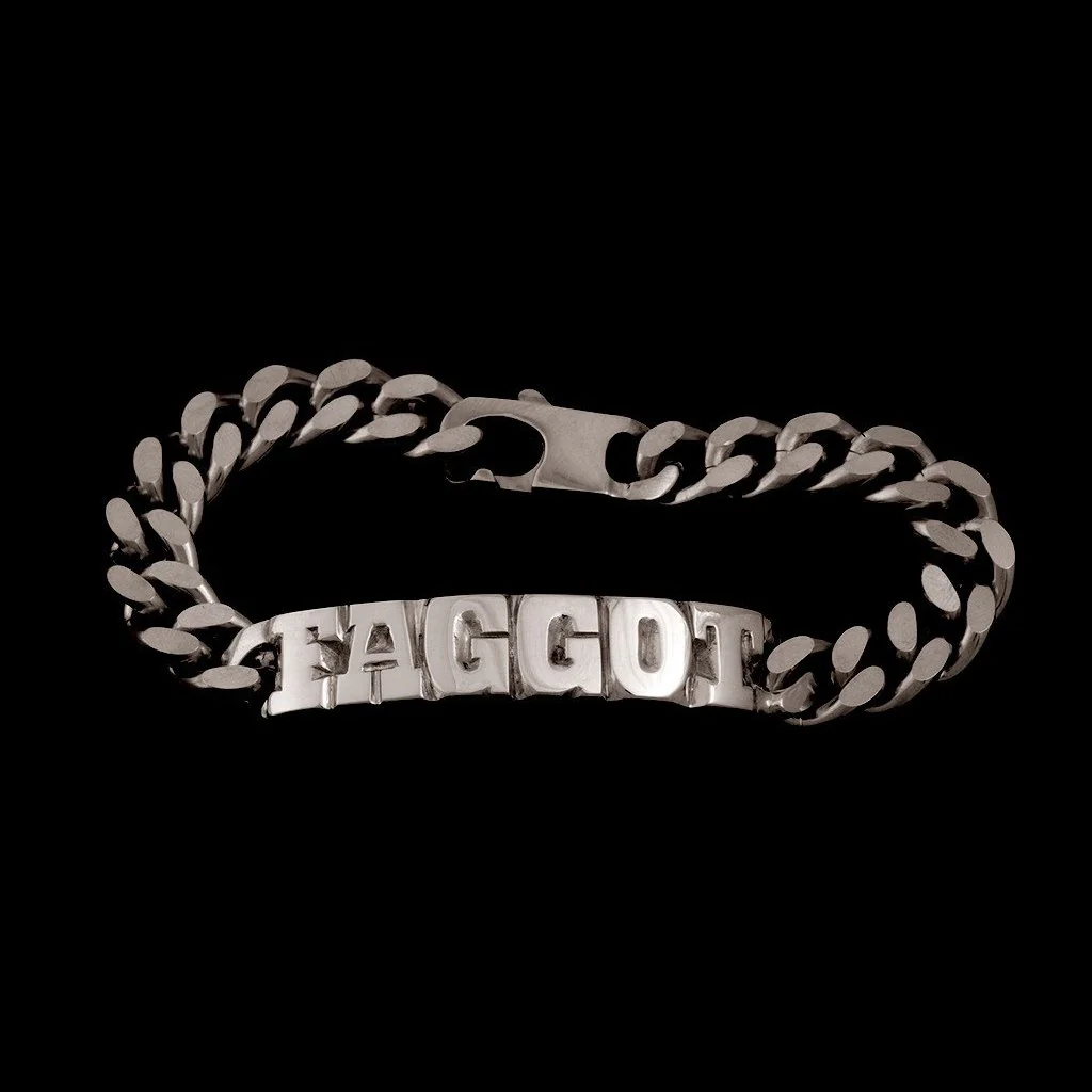 Bruce LaBruce Faggot Bracelet by Jonathan Johnson - Image 4