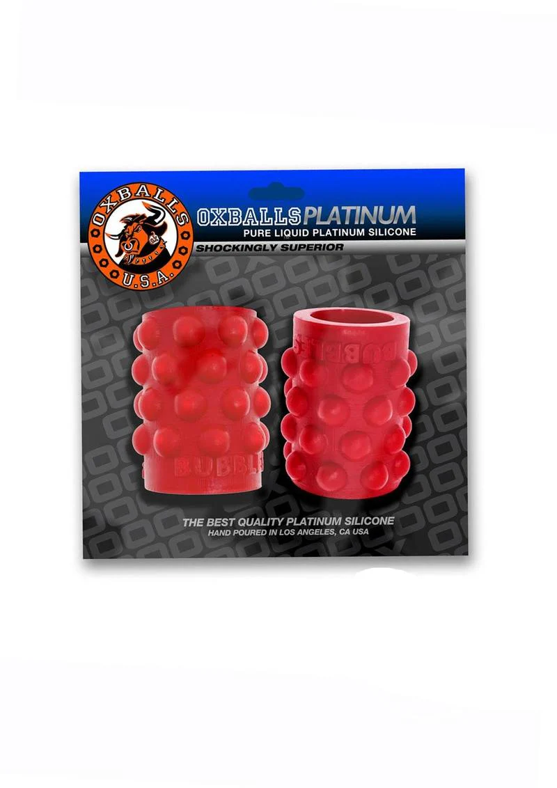 Bubbles Silicone Nipple Suckers - Red - Image 5