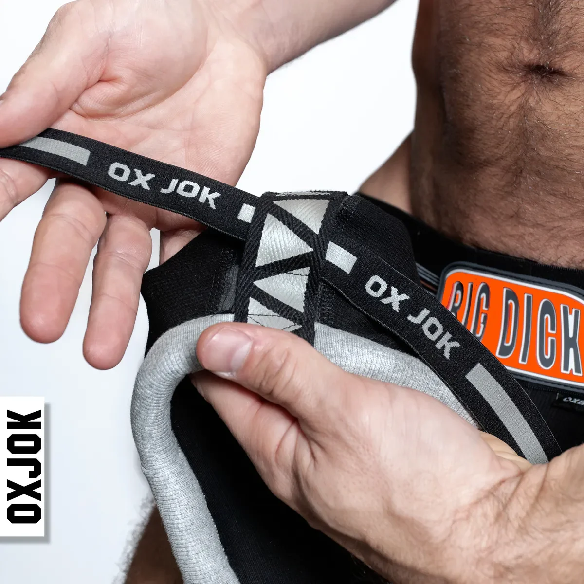 Oxballs Bulger Pumper Sack Slider Jock - Black Iron - Image 6