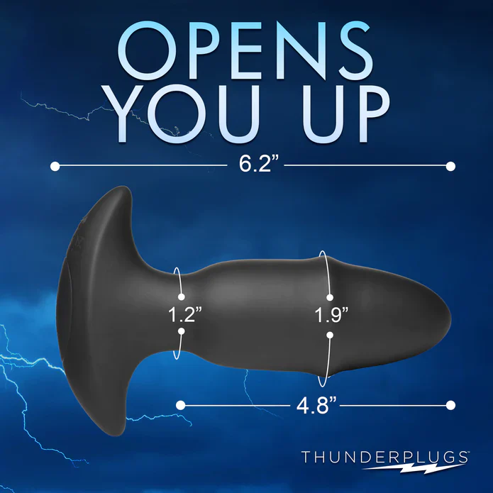 Butt Slider 10X Sliding Ring Silicone Missile Plug W/ Remote - Image 4