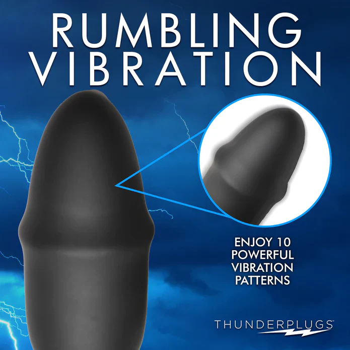 Butt Slider 10X Sliding Ring Silicone Missile Plug W/ Remote - Image 7