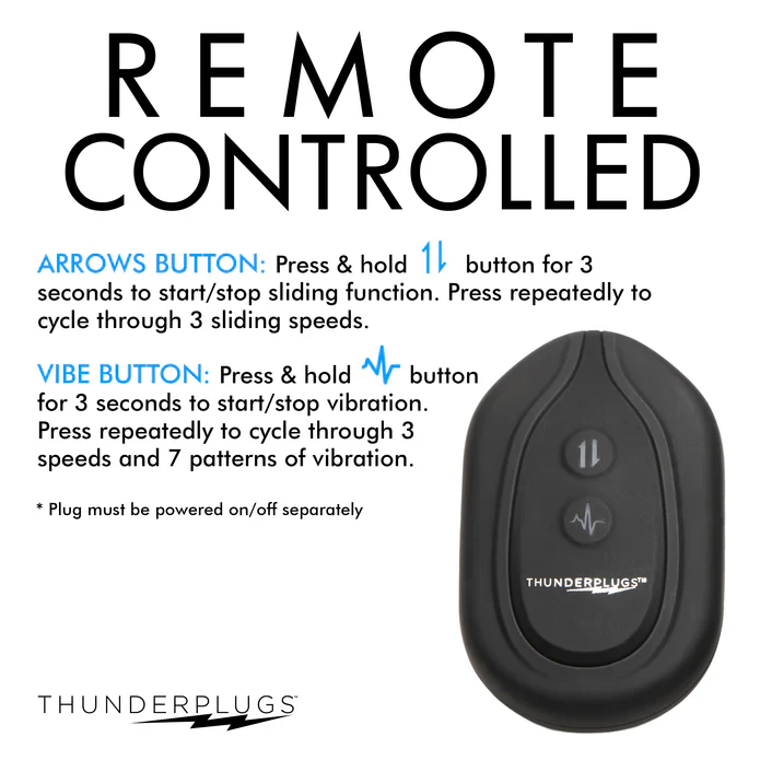 Butt Slider 10X Sliding Ring Silicone Missile Plug W/ Remote - Image 8