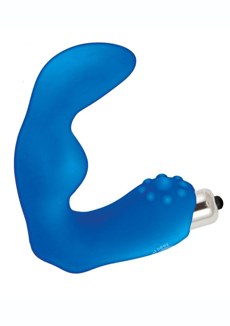 Butts Up Silicone P-Spot Prostate Massager - Blue - Image 2