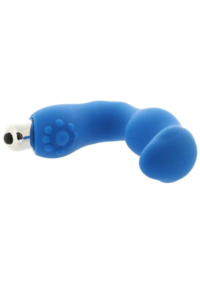 Butts Up Silicone P-Spot Prostate Massager - Blue - Image 3