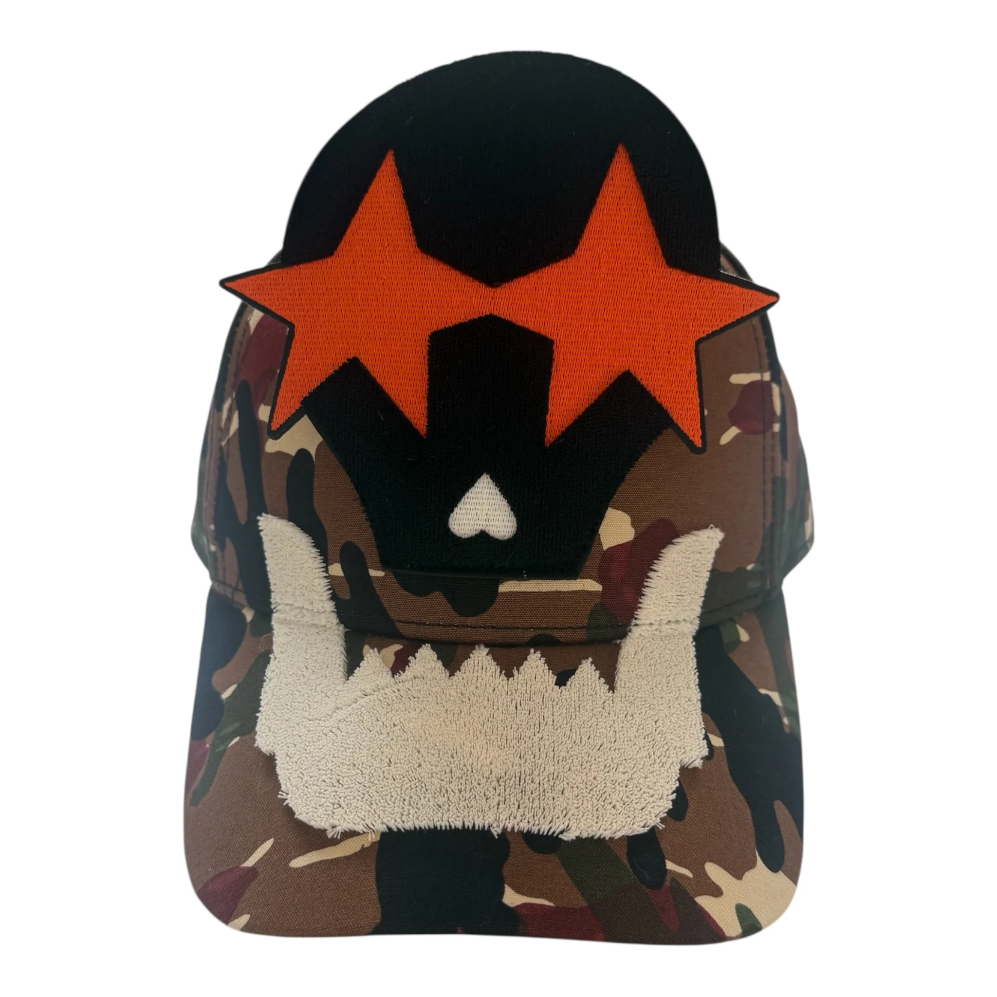 Camo Cap by Walter van Beirendonck - Brown