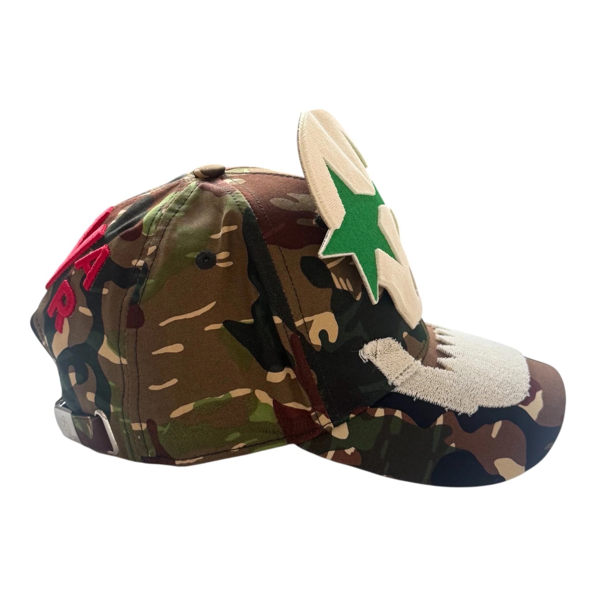 Camo Cap by Walter van Beirendonck - Military Green - Image 2